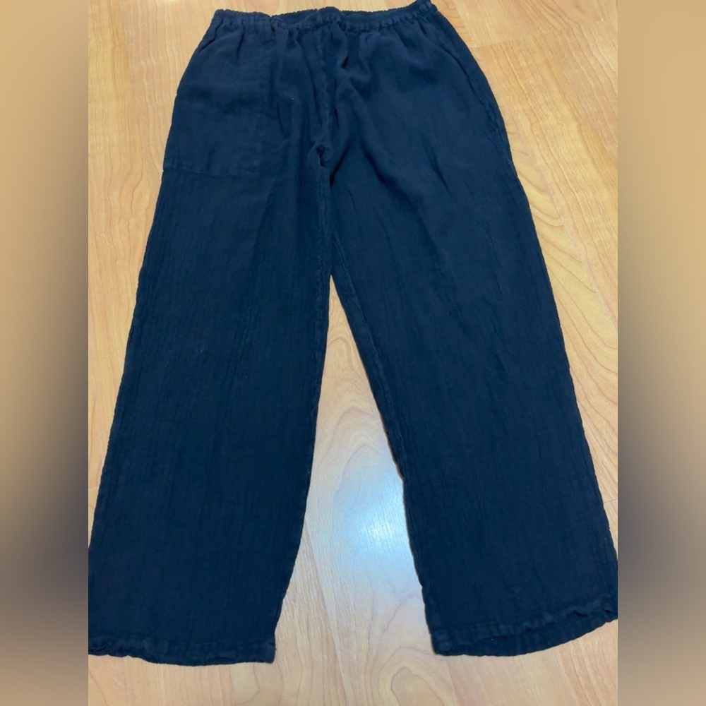 Cottonways Brenda Basic Ankle Length Tapered Pant With Pockets Size Medium (1)
